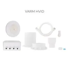 Komplet LED-lys pakke &ndash; Varm hvid &ndash; til st&aring;lpools - Undervandslys