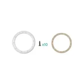 Flanges&aelig;t til bundudl&oslash;b - 